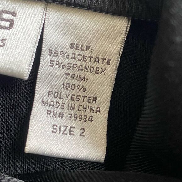 Chico’s Travelers Jacket Slinky Women’s Large Black White Zip Chicos Size 2 - Picture 11 of 12